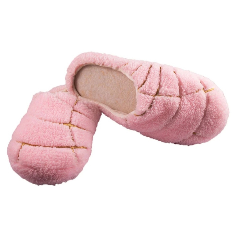 Mexistuff authentic concha Mexican bread slippers w7-9